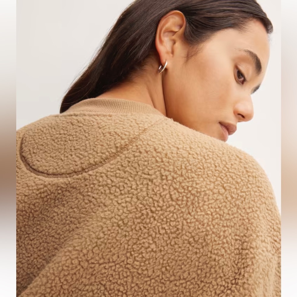 Everlane ReNew Fleece Oversized Crew - Picture 2 of 11
